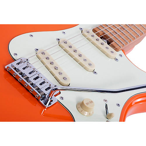 Schecter Guitar Research Nick Johnston Traditional S/S/S 6-String Electric Guitar Atomic Orange - musicians--Friend