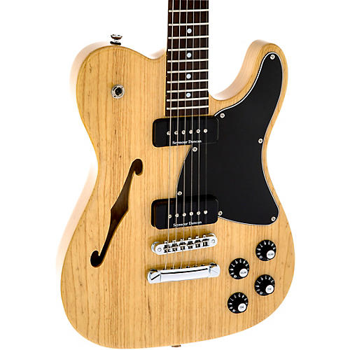 Fender Jim Adkins JA-90 Telecaster Thinline Electric Guitar Arctic White - musicians--Friend