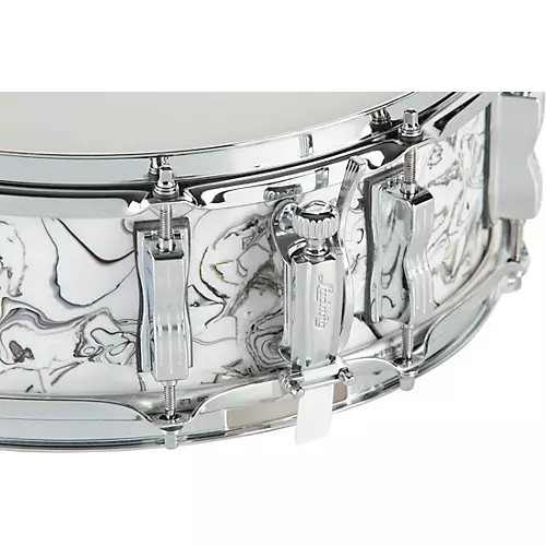 Ludwig Classic Maple Snare Drum 14 x 6.5 in. White Mosaic - musicians--Friend