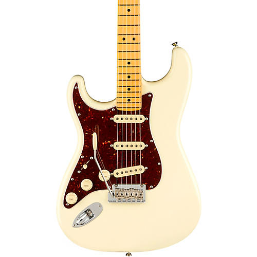 Fender American Professional II Stratocaster Maple Fingerboard Left-Handed Electric Guitar Olympic White - musicians--Friend