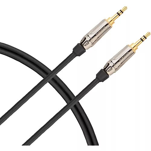 Livewire Elite Interconnect Cable 3.5 mm TRS Male to 3.5 mm TRS Male 9 ft. Black - musicians--Friend