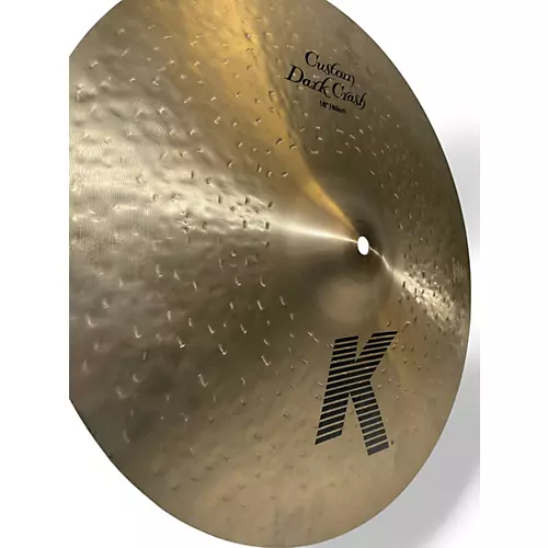 Used Zildjian 16in K Custom Dark Crash Cymbal 36 - musicians--Friend