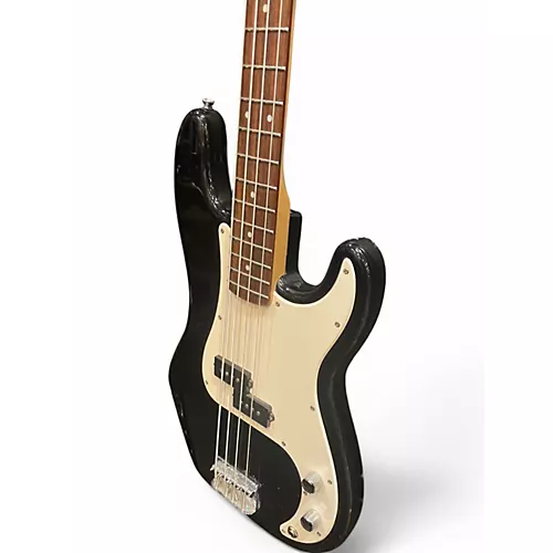 Used Squier Affinity Precision Bass Black Electric Bass Guitar Black - musicians--Friend