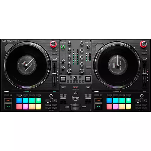 Hercules DJ DJControl Inpulse T7 2-Channel Motorized DJ Controller Black - musicians--Friend