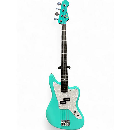 Used 2024 Fender Mark Hoppus Signature Jaguar Bass Seafoam Green Electric Bass Guitar Seafoam Green - musicians--Friend