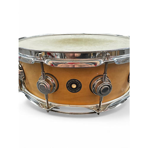 Used 2002 DW 14X5.5 Collector's Series Maple Snare Natural Drum Natural 211 - musicians--Friend