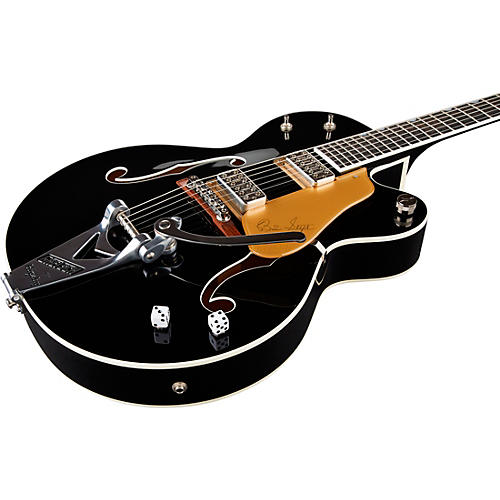 Gretsch Guitars G6120T-BSNSH Brian Setzer Signature Nashville Hollowbody With Bigsby Black - musicians--Friend