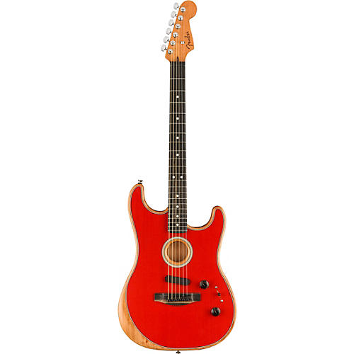 Fender American Acoustasonic Stratocaster Acoustic-Electric Guitar Natural - musicians--Friend