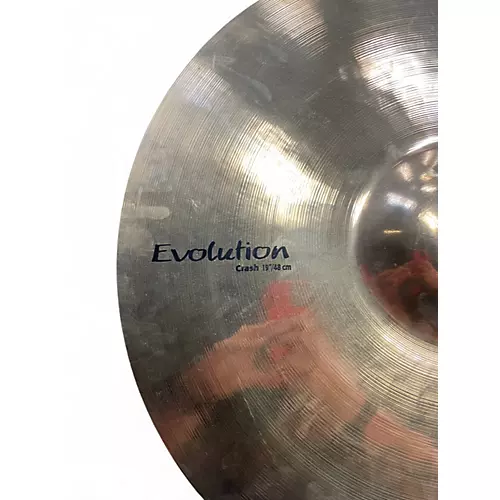 Used SABIAN 19in HHX Evolution Crash Brilliant Cymbal 39 - musicians--Friend