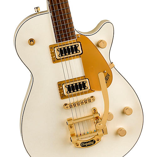 Gretsch Guitars G5237TG Electromatic Jet FT Bigsby Limited-Edition Electric Guitar Champagne White - musicians--Friend