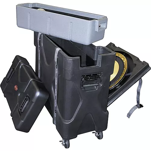 SKB Trap-X2 Roto-X Trap Case with Cymbal Vault - musicians--Friend