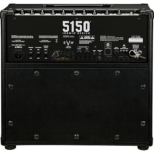 EVH 5150 Iconic Series 15W 1x10 Tube Guitar Combo Amp Black - musicians--Friend