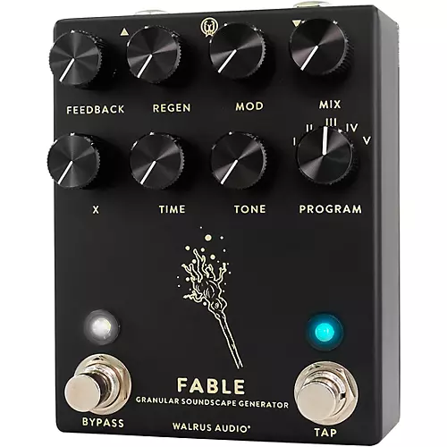 Walrus Audio Fable Granular Soundscape Generator Effects Pedal Black - musicians--Friend