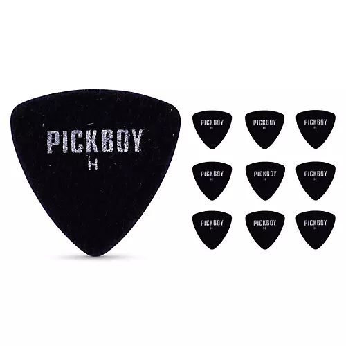 Pick Boy Felt Triangle Shape Guitar Picks Soft 10 Pack - musicians--Friend