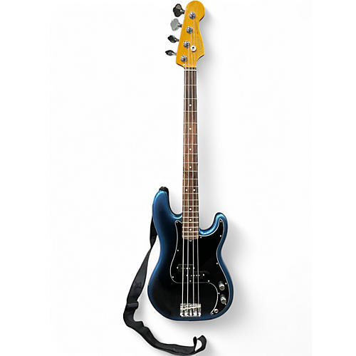 Used 2020s Fender American Professional II Precision Bass Dark Night Electric Bass Guitar Dark Night - musicians--Friend