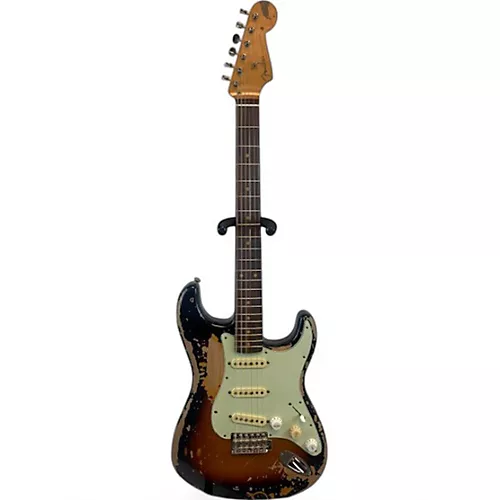 Used Fender Stratocaster Mike McCready 3 Color Sunburst Solid Body Electric Guitar 3 Color Sunburst - musicians--Friend
