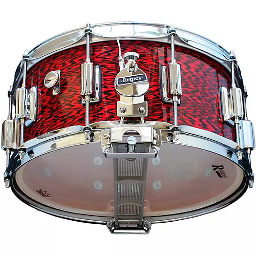 Rogers Dyna-Sonic Snare Drum with Beavertail Lugs 14 x 5 in. Red Onyx - musicians--Friend