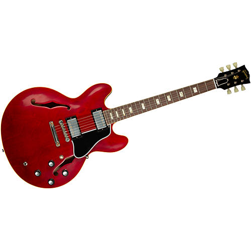 Gibson Custom Murphy Lab 1964 ES-335 Reissue Ultra Light Aged Semi-Hollow Electric Guitar Cherry - musicians--Friend