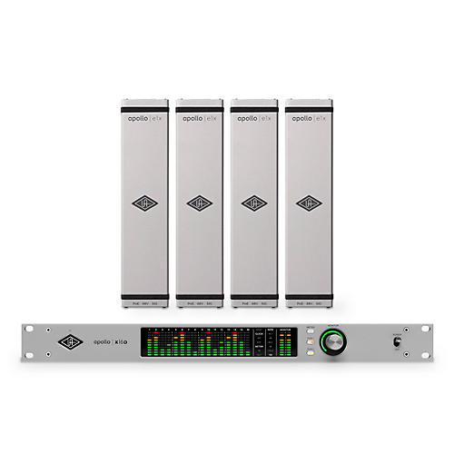 Universal Audio Apollo X16D Ultimate 18x20 TB Audio Interface Dante with Four Apollo e1x Remote-Controllable Unison Preamps - musicians--Friend