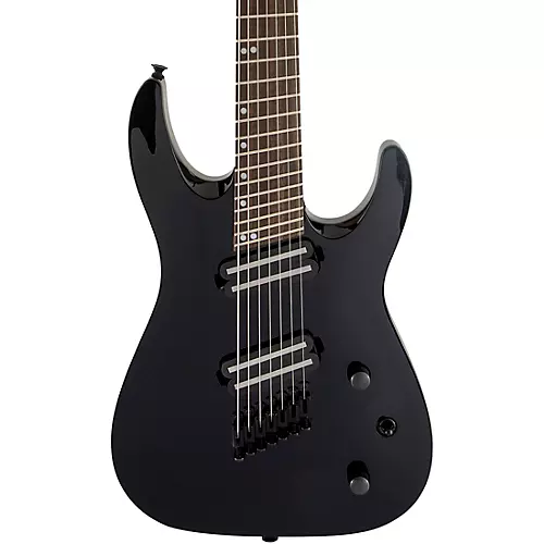 Jackson X Series Dinky Arch Top DKAF7 MS 7-String Electric Guitar Gloss Black - musicians--Friend
