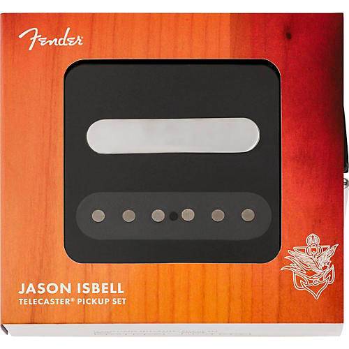Fender Jason Isbell Telecaster Pickup Set Black/Chrome - musicians--Friend