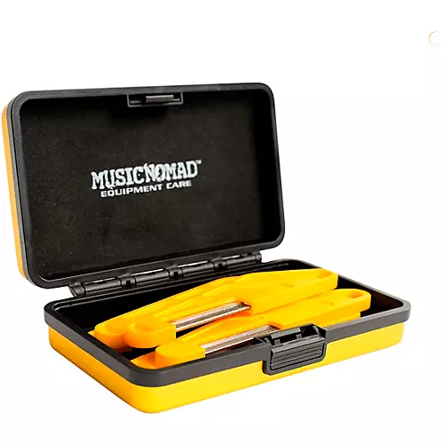 Music Nomad 6-peice Electric Guitar Diamond Coated Nut File Set - Super Light Strings - musicians--Friend