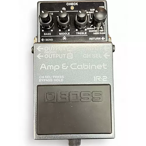 Used BOSS IR2 AMP & CABINET MODELING PEDAL Effect Processor - musicians--Friend