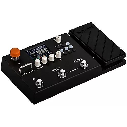 NUX MG-400 Dual DSP Modeling Guitar and Bass Effect Processor Pedal Black - musicians--Friend