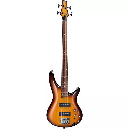 Ibanez SR370EF 4-String Fretless Electric Bass Brown Burst - musicians--Friend