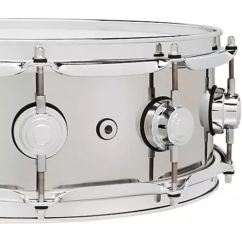 DW Collector's Series Stainless Steel Snare Drum 14 x 4.5 in. - musicians--Friend