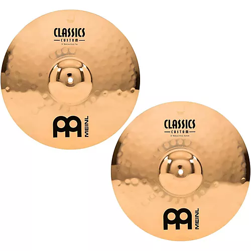 MEINL Classics Custom Medium Hi-Hats - Brilliant 14 in. - musicians--Friend