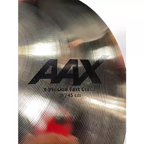 Used SABIAN 18in AAX Crash Cymbal 38 - musicians--Friend