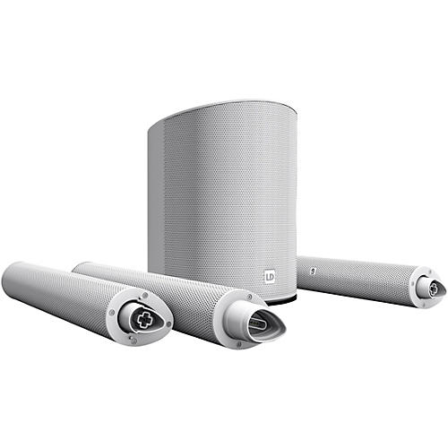 LD Systems MAUI 5 GO 100 Ultraportable Battery-Powered Column PA System White - musicians--Friend
