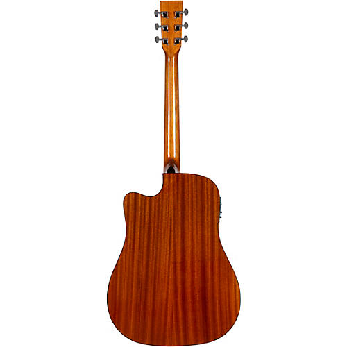 Rogue RA-090 Dreadnought Cutaway Acoustic-Electric Guitar Mahogany - musicians--Friend