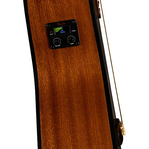 Fender California Monterey Standard All-Mahogany Acoustic-Electric Guitar Natural - musicians--Friend