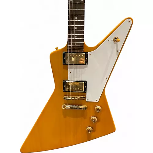 Used Epiphone Korina 1958 Explorer Blonde Solid Body Electric Guitar Blonde - musicians--Friend