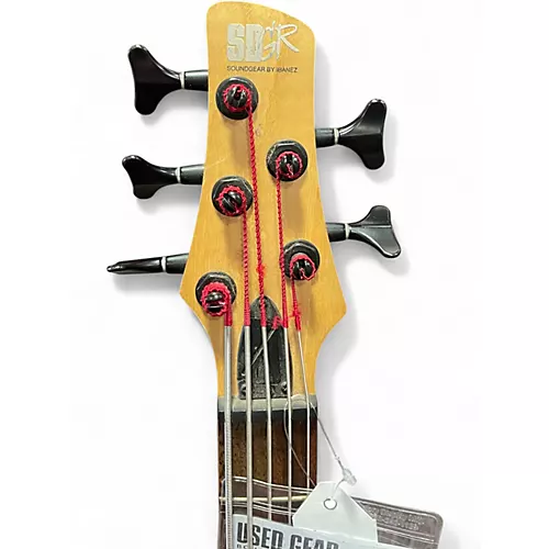 Used Ibanez SR655 Natural Electric Bass Guitar Natural - musicians--Friend