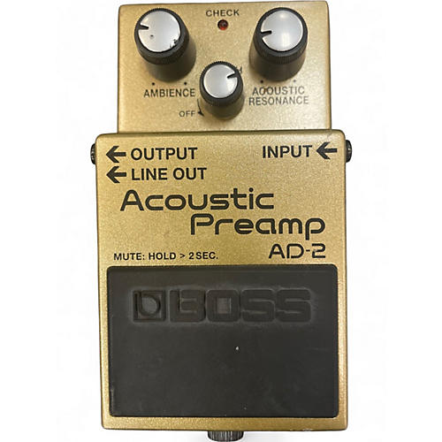 Used BOSS AD2 Acoustic Preamp Guitar Preamp - musicians--Friend