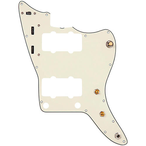920D Custom Prewired Pickguard for Jazzmaster With JMH-V Wiring Harness White Pearl - musicians--Friend