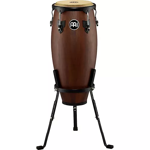 MEINL Headliner Designer Wood Conga with Basket Stand Vintage Wine Barrel 12-in. - musicians--Friend
