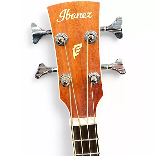 Used Ibanez PNB14E Natural Acoustic Bass Guitar Natural - musicians--Friend