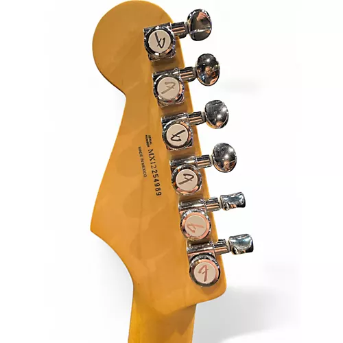 Used Fender Standard Stratocaster Arctic White Solid Body Electric Guitar Arctic White - musicians--Friend