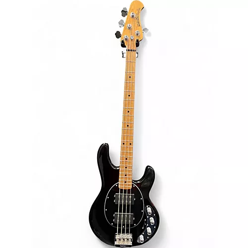 Used Ernie Ball Music Man StingRay Special HH Black Electric Bass Guitar Black - musicians--Friend