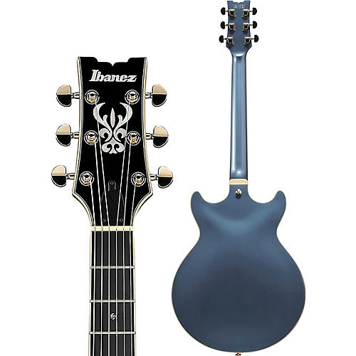 Ibanez Artcore AMH90 Full-Hollowbody Electric Guitar Prussian Blue Metallic - musicians--Friend