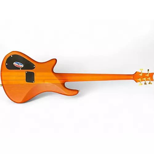 Used Schecter Guitar Research Stiletto Studio 5 String satin honey Electric Bass Guitar satin honey - musicians--Friend