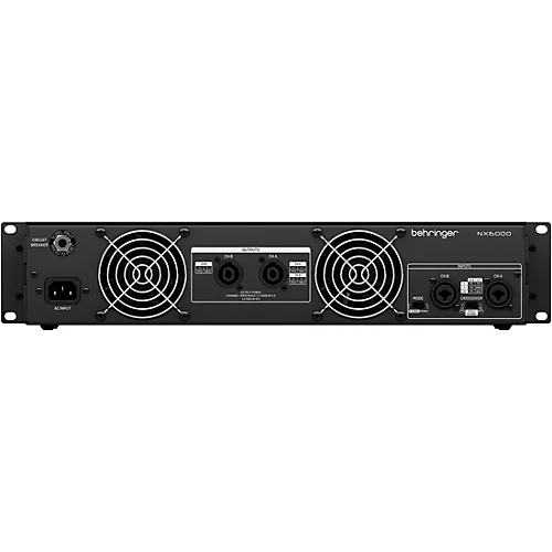 Behringer NX6000 6,000W 2-Channel Power Amplifier - musicians--Friend