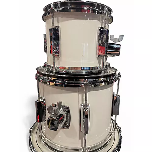 Used 1980 Yamaha 6 Piece Power Recording Shell Pack White Drum Kit White - musicians--Friend