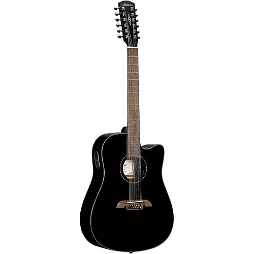 Alvarez AD60CE 12-String Dreadnought Acoustic-Electric Guitar Natural - musicians--Friend