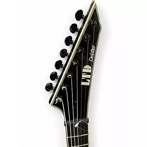 Used ESP LTD MH1000ET Black Solid Body Electric Guitar Black - musicians--Friend