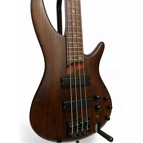 Used Ibanez SR600 Walnut Electric Bass Guitar Walnut - musicians--Friend